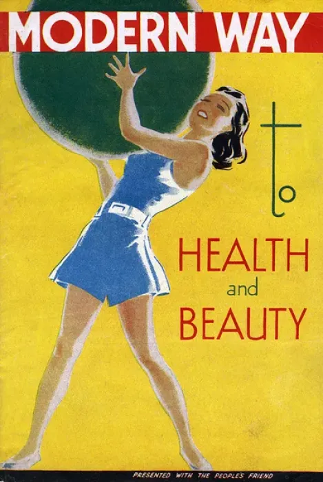 Framed Print : The Modern Way to Health and Beauty Framed Print : The Modern Way to Health and Beauty