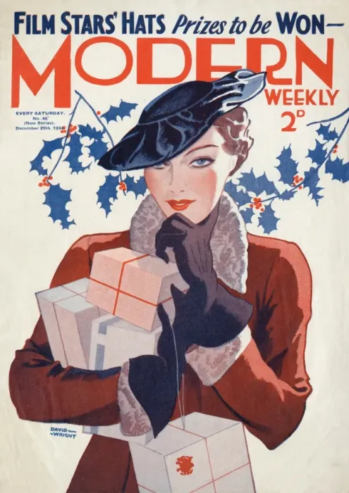 Framed Print : Modern Weekly magazine cover by David Wright Framed Print : Modern Weekly magazine cover by David Wright