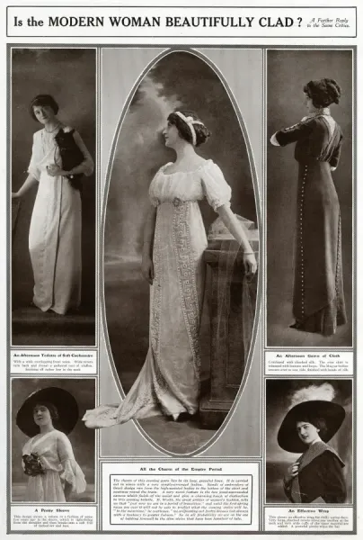 sachin and babi light blue dress Edwardian dresses from the Titanic era 1912 main image 0