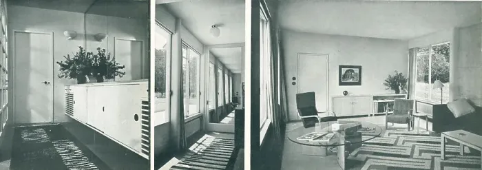 Framed Print : Modernist House, Chalfront, St. Giles. Interiors Framed Print : Modernist House, Chalfront, St. Giles. Interiors