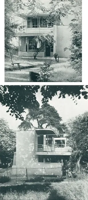 Framed Print : Modernist House, Redhill, Surrey Framed Print : Modernist House, Redhill, Surrey