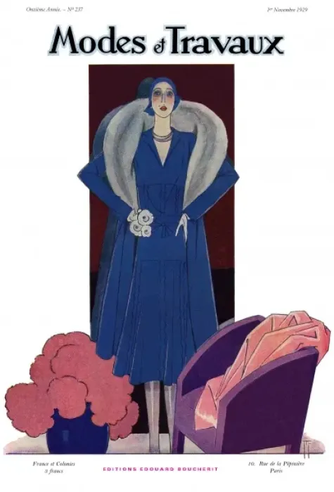 Framed Print : Modes et Travaux 1929 Framed Print : Modes et Travaux 1929