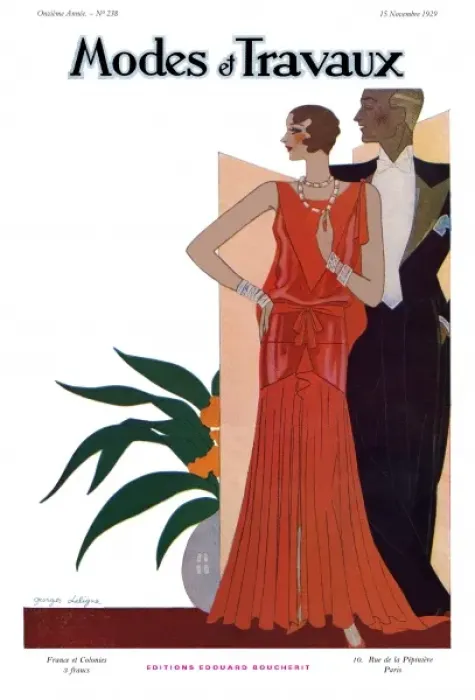 Framed Print : Modes et Travaux 1929 Framed Print : Modes et Travaux 1929