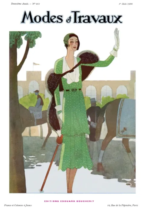 Framed Print : Modes et Travaux front cover. Art deco Framed Print : Modes et Travaux front cover. Art deco