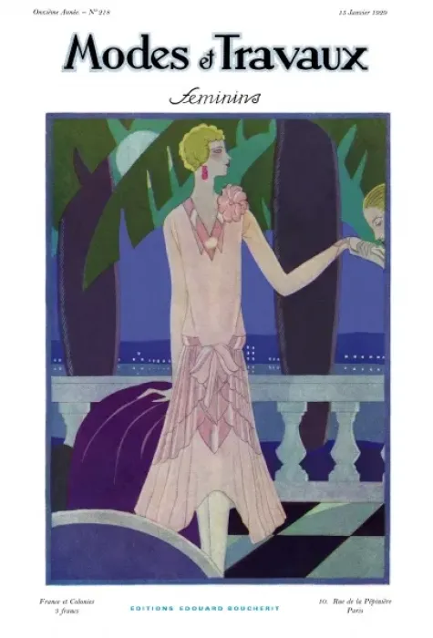 Framed Print : Modes et Travaux front cover. Art deco Framed Print : Modes et Travaux front cover. Art deco