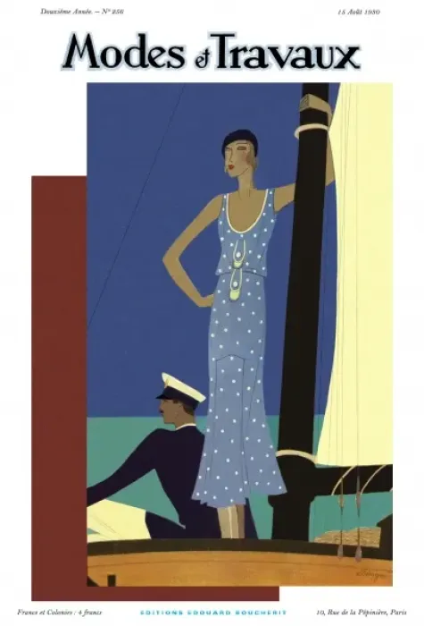 Framed Print : Modes et Travaux front cover. Art deco Framed Print : Modes et Travaux front cover. Art deco