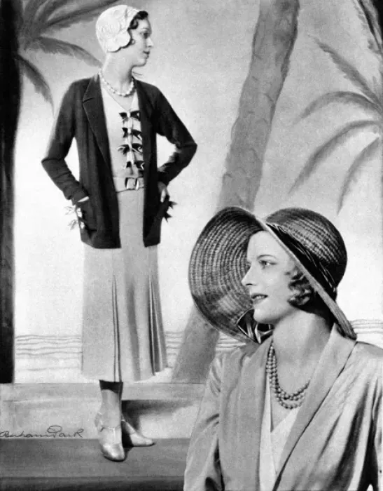 Framed Print : Modes for the Riviera sunshine, 1931 Framed Print : Modes for the Riviera sunshine, 1931