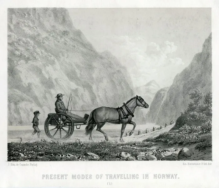Framed Print : Modes of Transport in Norway Framed Print : Modes of Transport in Norway
