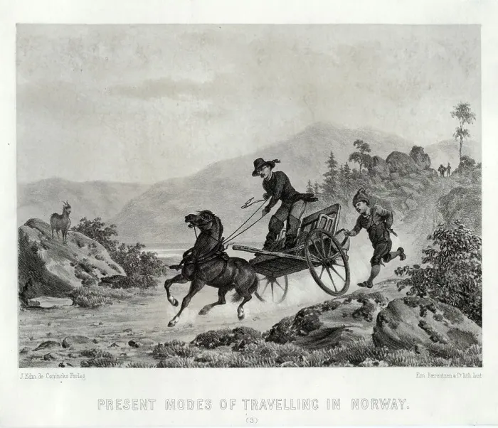 Framed Print : Modes of Transport in Norway Framed Print : Modes of Transport in Norway