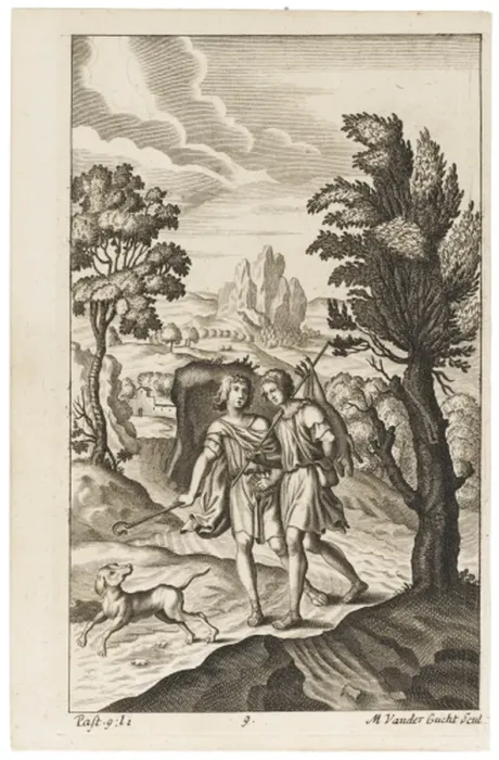 Framed Print : Moeris & Lycidas / Virgil Framed Print : Moeris & Lycidas / Virgil