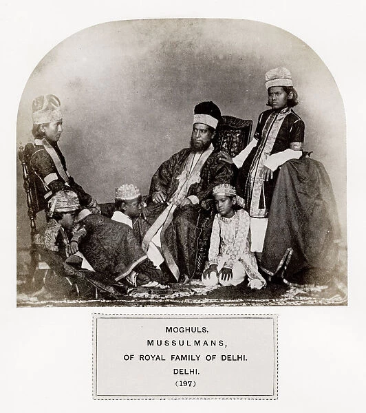 Moguhuls, Mussulmans, of Royal Family of Delhi, India