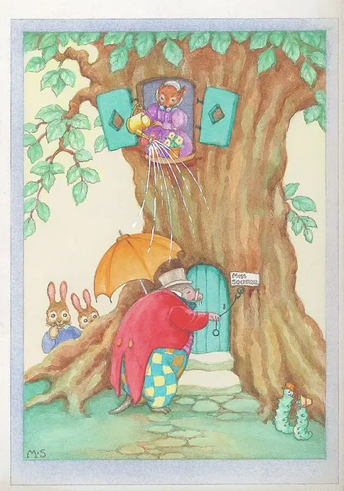 Framed Print : Mole paying a visit to a squirrel home Framed Print : Mole paying a visit to a squirrel home