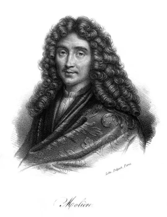 Framed Print : Moliere (Delpech) Framed Print : Moliere (Delpech)