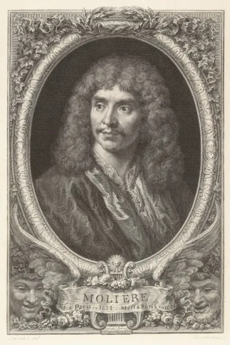 Framed Print : MOLIERE, Jean-Baptiste Poquelin, called (1622-1673) Framed Print : MOLIERE, Jean-Baptiste Poquelin, called (1622-1673)