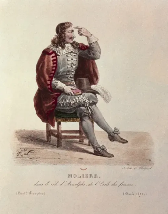Framed Print : MOLIERE, Jean-Baptiste Poquelin, called (1622-1673) Framed Print : MOLIERE, Jean-Baptiste Poquelin, called (1622-1673)