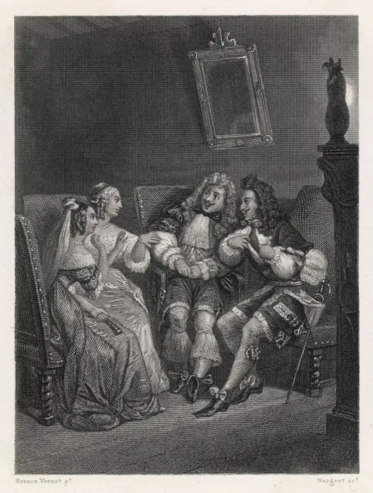 Framed Print : Moliere / Precieuses Framed Print : Moliere / Precieuses