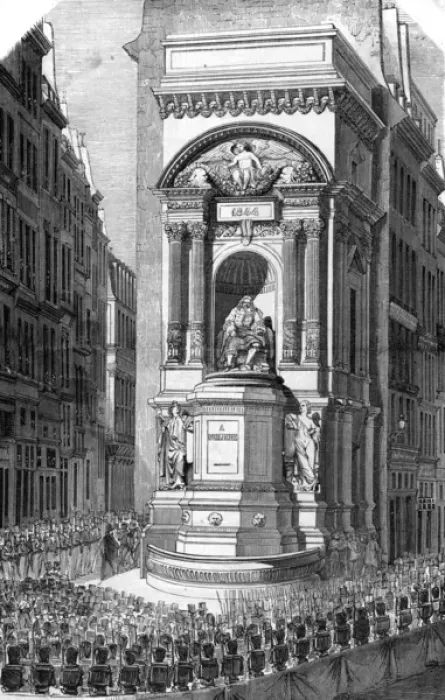Framed Print : Moliere Statue Framed Print : Moliere Statue