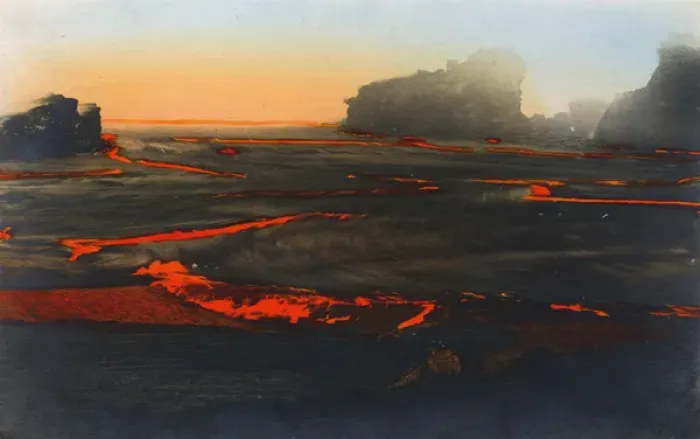 Framed Print : Molten lava - Hawaii Framed Print : Molten lava - Hawaii
