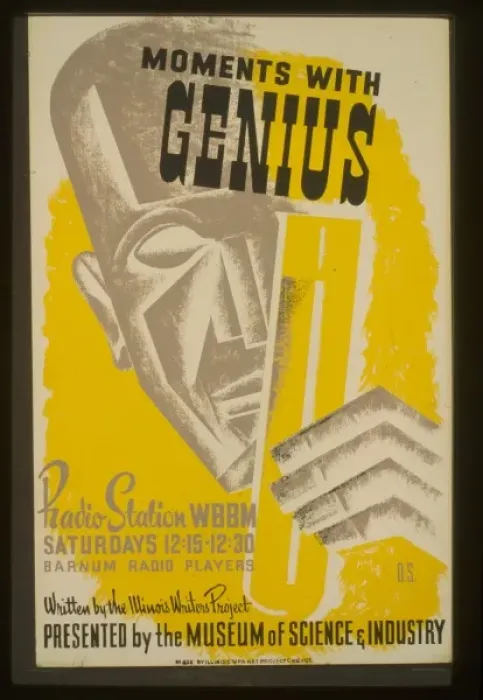 Framed Print : Moments with genius Written by the Illinois Writers Project Framed Print : Moments with genius Written by the Illinois Writers Project