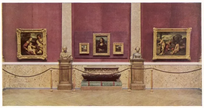 Framed Print : Mona Lisa in 1929 Framed Print : Mona Lisa in 1929