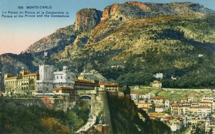 Framed Print : Monaco - Monte Carlo - The Princes Palace and the Condamine Framed Print : Monaco - Monte Carlo - The Princes Palace and the Condamine