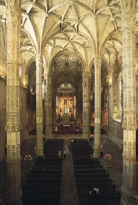 Framed Print : Monastery of the Hieronymites, interior Framed Print : Monastery of the Hieronymites, interior