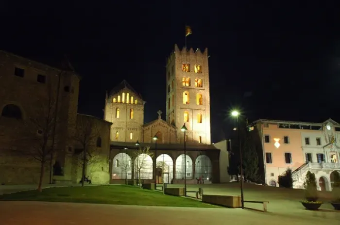 Framed Print : Monastery of Santa Maria de Ripoll. Catalonia. Spain Framed Print : Monastery of Santa Maria de Ripoll. Catalonia. Spain