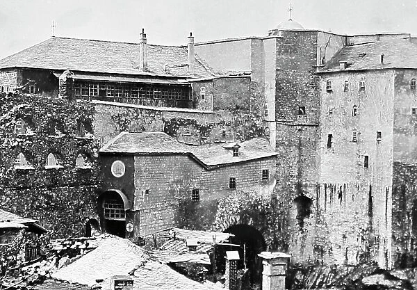 Monastery of Simopetra, Mount Athos, Greece, early 1900s