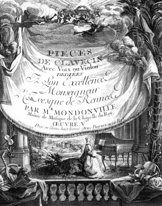 Framed Print : Mondonvilles Pieces de Clavecin Framed Print : Mondonvilles Pieces de Clavecin