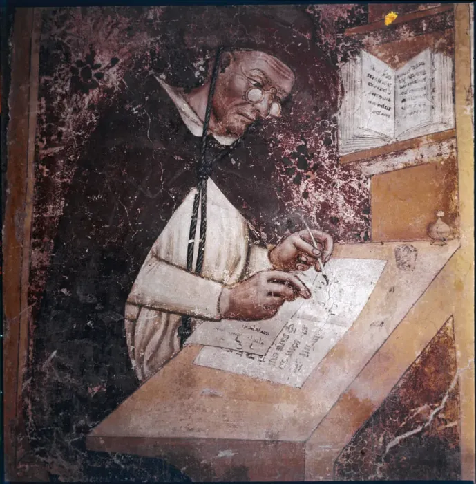 Framed Print : Monk Copyists Framed Print : Monk Copyists