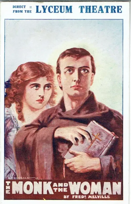 Framed Print : The Monk And The Woman by Frederick Melville Framed Print : The Monk And The Woman by Frederick Melville