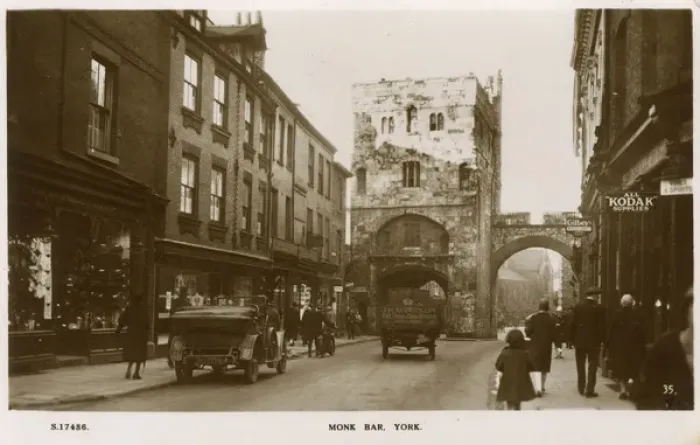 Framed Print : Monks Bar, York Framed Print : Monks Bar, York