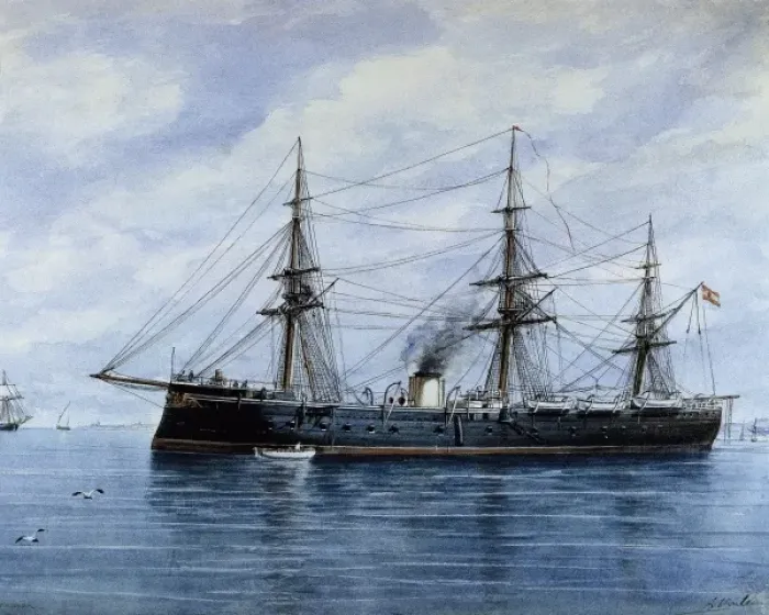 Framed Print : MONLEON Y TORRES, Rafael (1835-1900). Numancia Framed Print : MONLEON Y TORRES, Rafael (1835-1900). Numancia