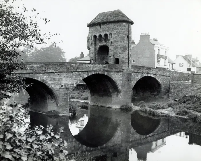 Framed Print : Monnow Bridge in Monmouth, Wales Framed Print : Monnow Bridge in Monmouth, Wales