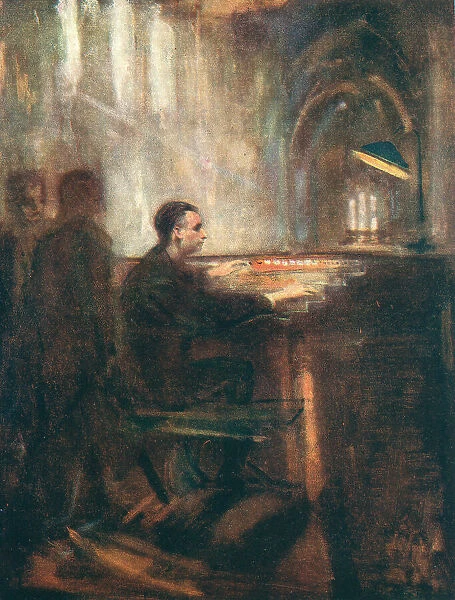 Mons. Dupre At The Organ Of Notre-Dame