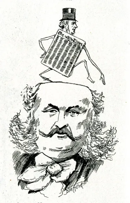 Framed Print : Monsieur de Blowitz, Paris correspondent of The Times Framed Print : Monsieur de Blowitz, Paris correspondent of The Times