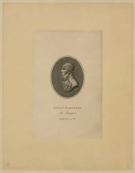 Framed Print : Monsr. Garnerin, the intrepid aeronaut Framed Print : Monsr. Garnerin, the intrepid aeronaut