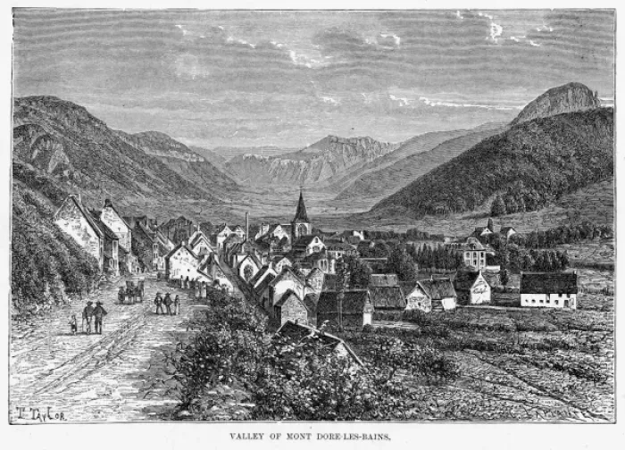 Framed Print : Mont Dore Les Bains Framed Print : Mont Dore Les Bains