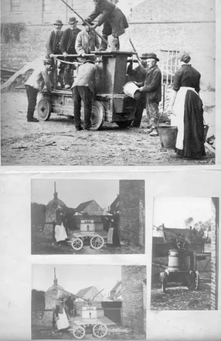 Framed Print : Montage of images of parish fire pumps Framed Print : Montage of images of parish fire pumps