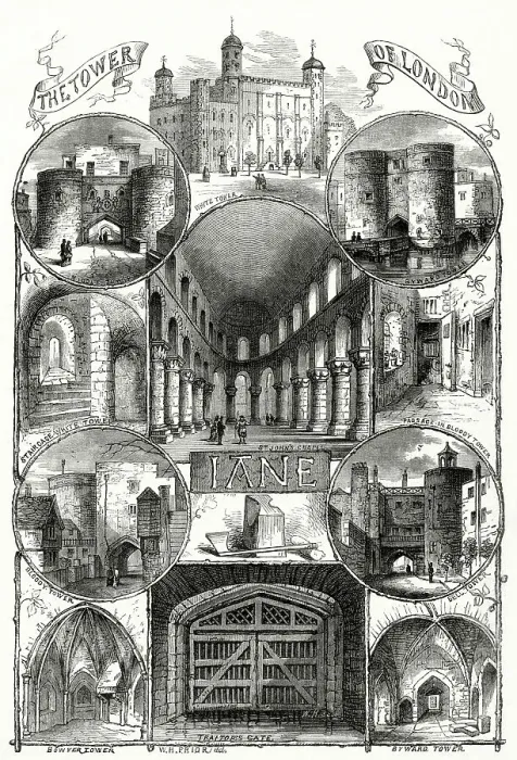 Framed Print : Montage inside the Tower of London Framed Print : Montage inside the Tower of London
