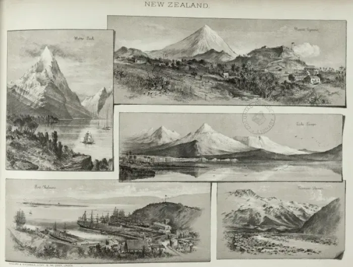 Framed Print : Montage of New Zealand landscapes Framed Print : Montage of New Zealand landscapes