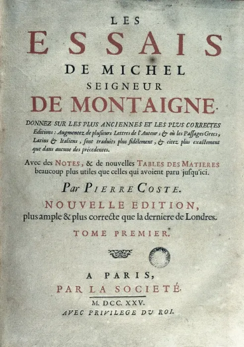 Framed Print : MONTAIGNE, Michel de (1533-1592) Framed Print : MONTAIGNE, Michel de (1533-1592)