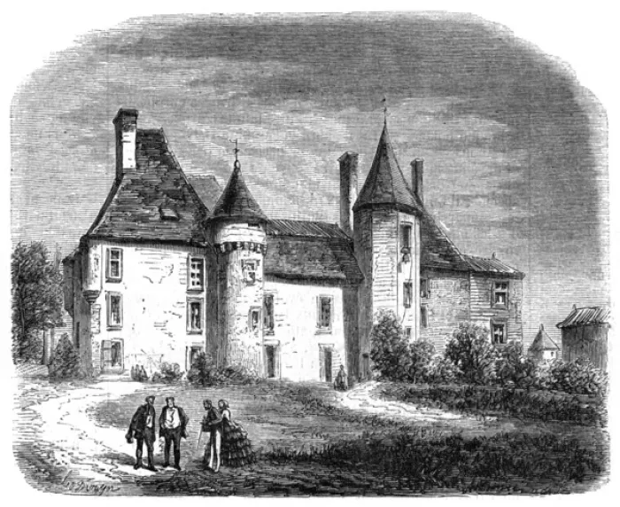 Framed Print : Montaignes Chateau Framed Print : Montaignes Chateau
