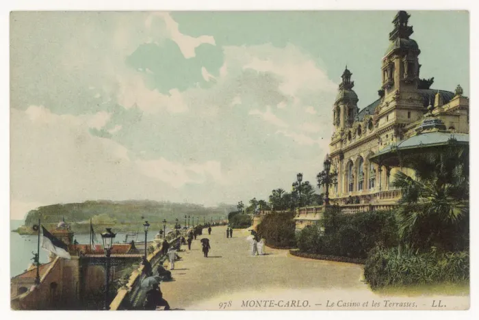 Framed Print : MONTE CARLO  /  CASINO C1900