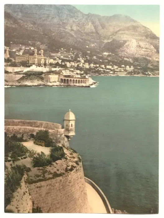 Framed Print : Monte Carlo, from Fort Antoine, Monaco (Riviera) Framed Print : Monte Carlo, from Fort Antoine, Monaco (Riviera)