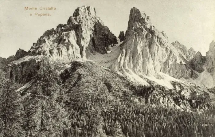 Framed Print : Monte Cristallo and Popena, Tyrol, Italy Framed Print : Monte Cristallo and Popena, Tyrol, Italy