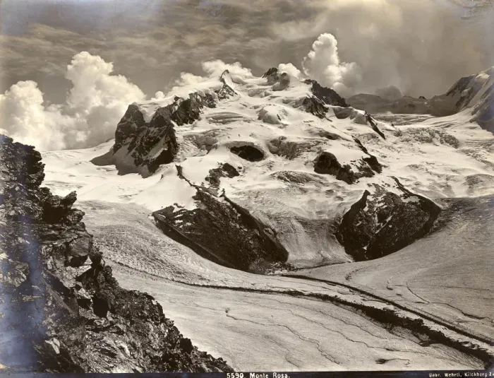 Framed Print : The Monte Rosa massif close to Zermatt, Switzerland Framed Print : The Monte Rosa massif close to Zermatt, Switzerland