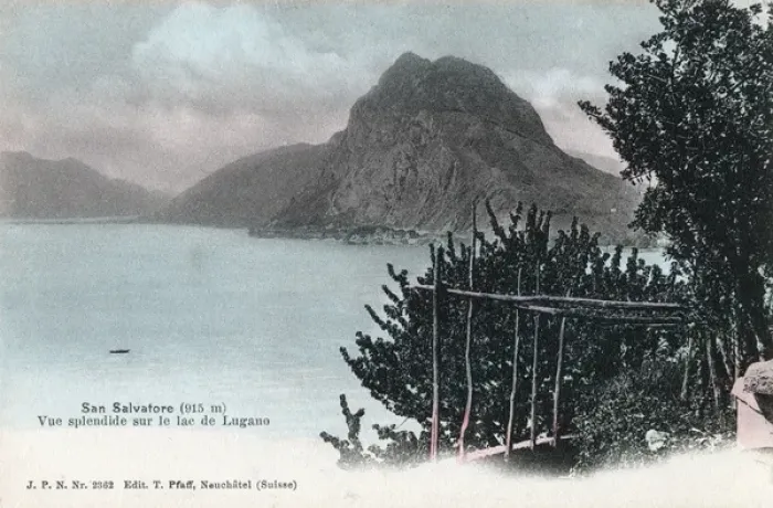 Framed Print : Monte San Salvatore (915m) - Lake Lugano, Switzerland Framed Print : Monte San Salvatore (915m) - Lake Lugano, Switzerland