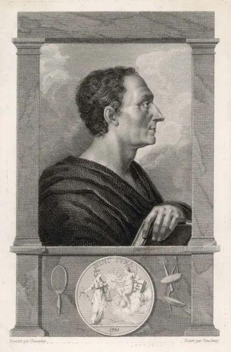 Framed Print : MONTESQUIEU (1689-1755) Framed Print : MONTESQUIEU (1689-1755)