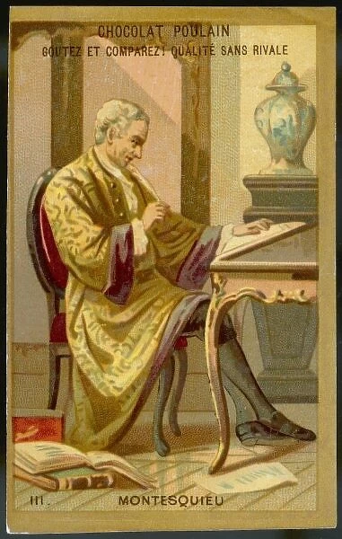 Montesquieu. CHARLES LOUIS DE SECONDAT, baron de LA BREDE et de MONTESQUIEU